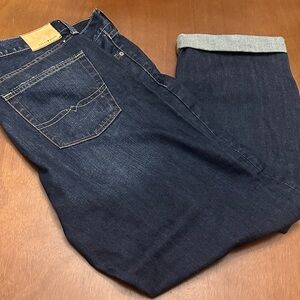 Lucky Brand Dark Wash 361 Vintage Straight Jeans 42 x 32